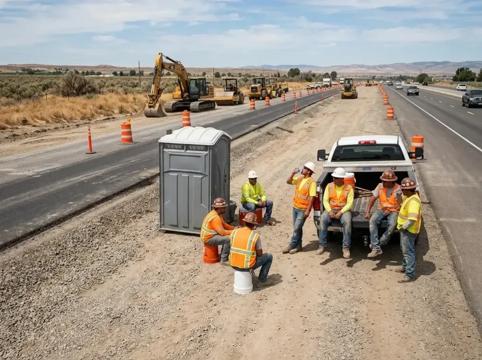 highway-road-construction-crew-007 — frequently asked questions, Porta Potty and Restroom Rentals in Covington, OH
